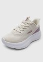Tenis Running FILA Degrer Beige de Fila