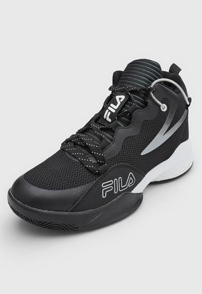 Tenis Basketball Negro-Blanco Fila HI BTR