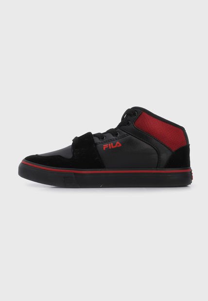 Bota Lifestyle Negro-Rojo Fila