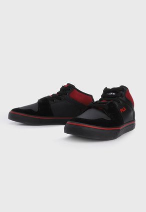 Bota Lifestyle Negro-Rojo Fila