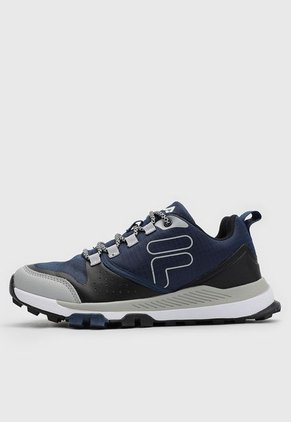 Tenis Training Azul Navy-Negro-Gris Fila RX Runner