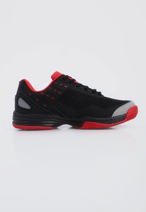 Tenis Lifestyle Negro-Rojo-Gris Fila