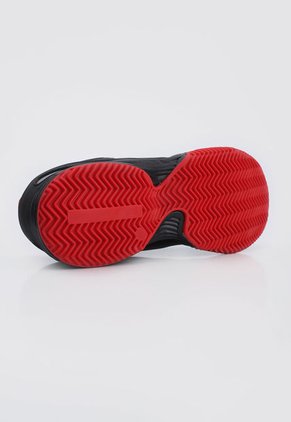 Tenis Lifestyle Negro-Rojo-Gris Fila