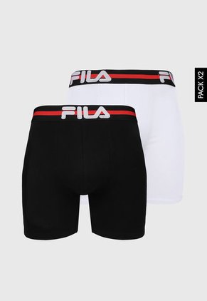 Boxer x2 Negro-Blanco Fila