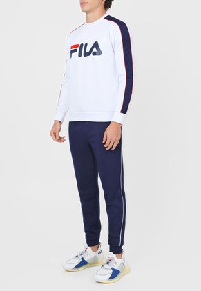 Sudadera Blanco-Azul-Rojo Fila