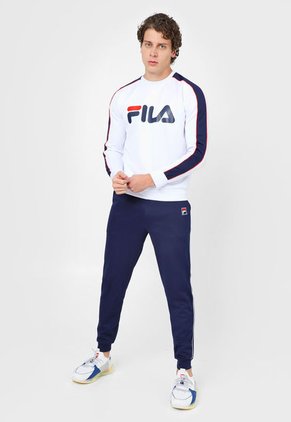 Sudadera Blanco-Azul-Rojo Fila