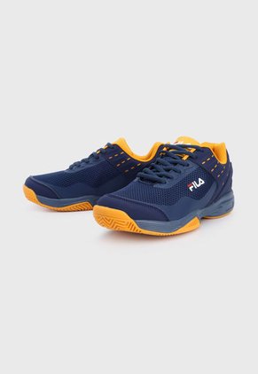 Tenis Lifestyle Azul-Naranja-Mostaza Fila Court Ready