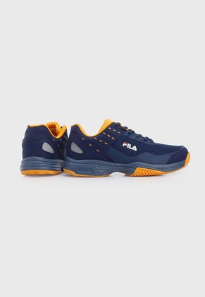 Tenis Lifestyle Azul-Naranja-Mostaza Fila Court Ready
