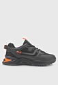 Tenis Lifestyle Negro-Naranja-Blanco Fila Kirmer de Fila