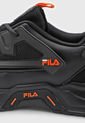 Tenis Lifestyle Negro-Naranja-Blanco Fila Kirmer de Fila
