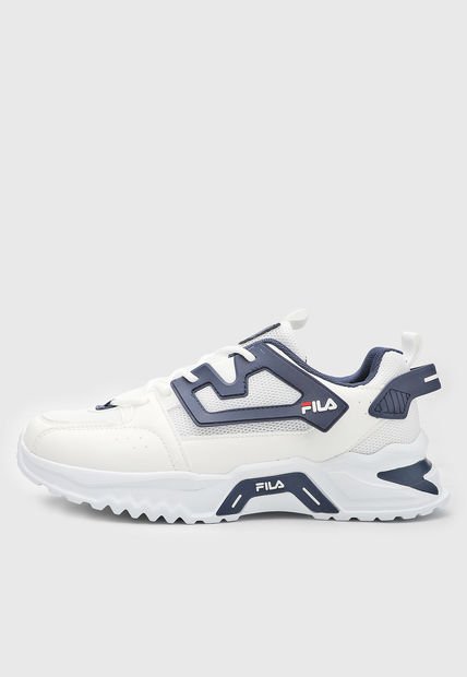 Tenis Lifestyle Beige-Azul Navy-Blanco Fila Kirmer