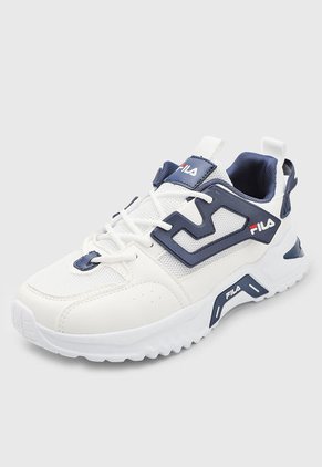 Tenis Lifestyle Beige-Azul Navy-Blanco Fila Kirmer