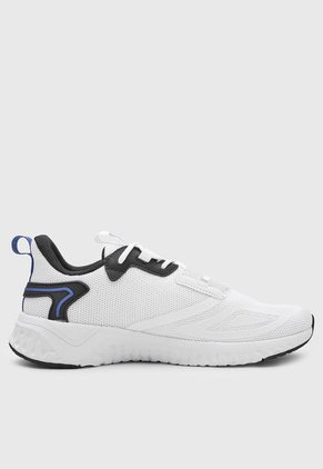 Tenis Running Blanco-Negro-Azul Navy Fila Lildol
