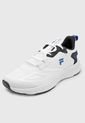 Tenis Running Blanco-Negro-Azul Navy Fila Lildol de Fila