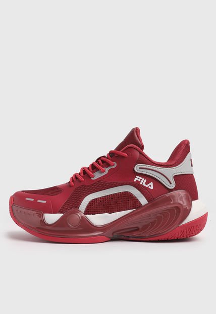 Tenis Basketball Rojo-Blanco-Gris FILA Jumpjet