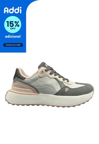 Tenis Fila Ws Triada Mujer-Gris/Rosado Fila