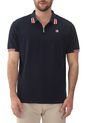 Camiseta Fila Polo Azul Navy Vintage de Fila
