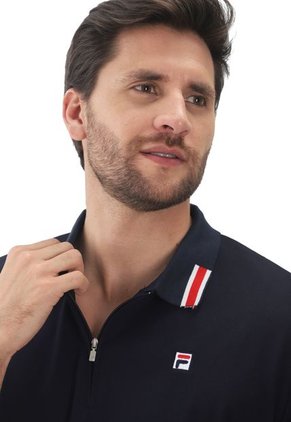 Camiseta Fila Polo Azul Navy Vintage