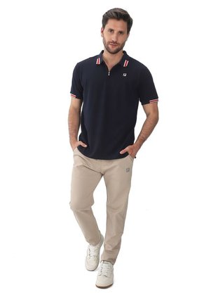 Camiseta Fila Polo Azul Navy Vintage