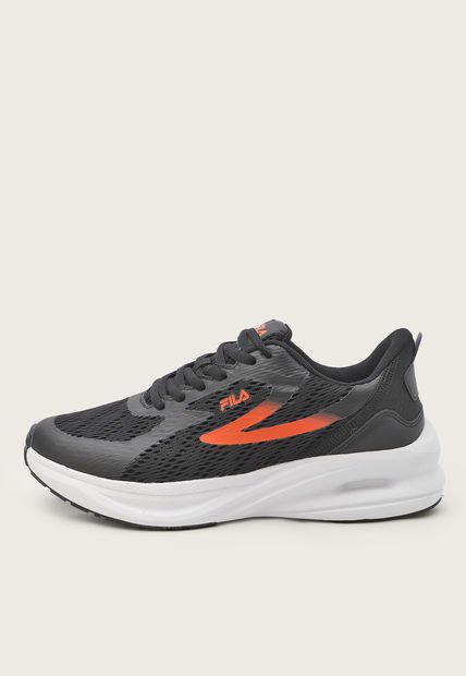 Tenis Running Negro-Naranja Fila Sperger