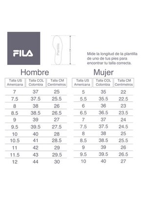 TENIS FILA MUJER 433400WHB BURTER Talla 5.5