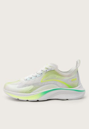 Tenis Running Blanco-Verde Lima Fila Quant