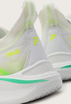 Tenis Running Blanco-Verde Lima Fila Quant
