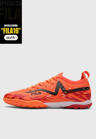 Guayos FILA Hyperflex TF Naranja Neón Fila