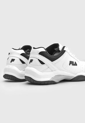 Tenis para Tennis Blanco-Negro Fila Courtder