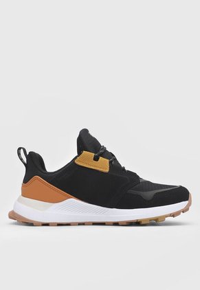 Tenis de Senderismo Negro-Mostaza-Café Fila Alemol Runner