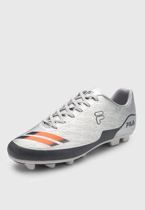 Tenis Running Plateado-Gris-Naranja Neón FILA Rojlau TF