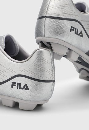 Tenis Running Plateado-Gris-Naranja Neón FILA Rojlau TF