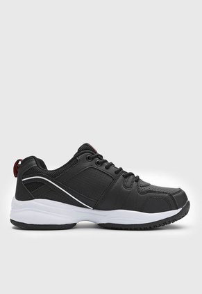 Tenis Running Negro-Blanco-Rojo FILA Courtgord