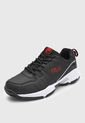 Tenis Running Negro-Blanco-Rojo FILA Courtgord de Fila