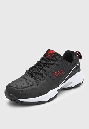 Tenis Running Negro-Blanco-Rojo FILA Courtgord