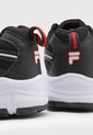 Tenis Running Negro-Blanco-Rojo FILA Courtgord de Fila