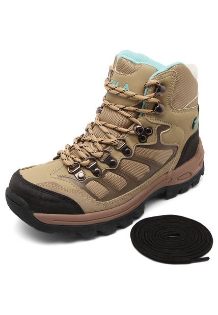 Bota Outdoor Beige-Azul Aguamarina/Negro Fila Viviana - Compra Ahora |  Dafiti Colombia