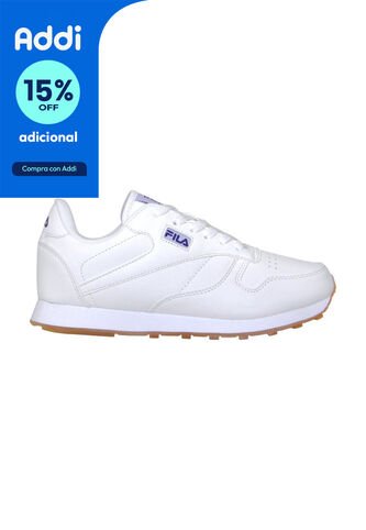 Tenis Fila Custom 2.0 Hombre-Blanco/Café Fila