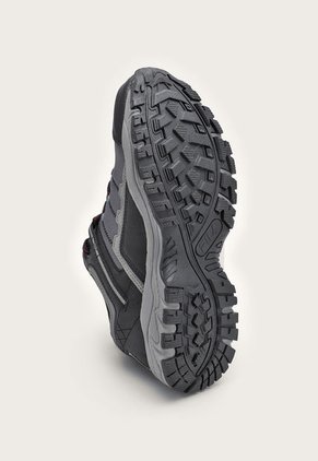Tenis de Senderismo Gris-Negro-Rojo Fila Outnner