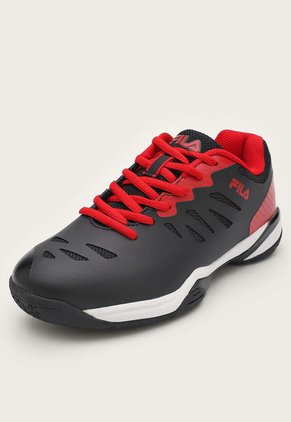 Tenis para Tennis Negro-Rojo-Blanco FILA Courtben