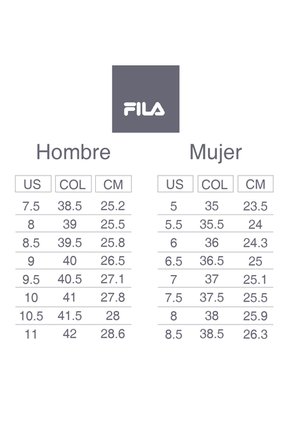 TENIS FILA MUJER 200070BLK Talla 9