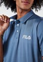 Camiseta Polo Azul-Negro Fila de Fila