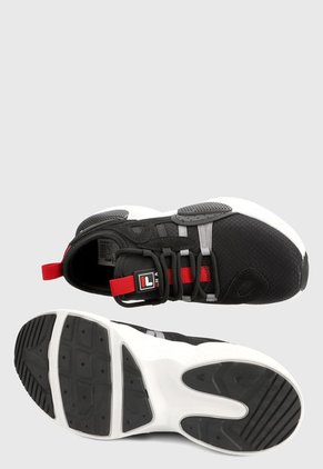 Tenis Lifestyle Negro-Rojo-Blanco Fila