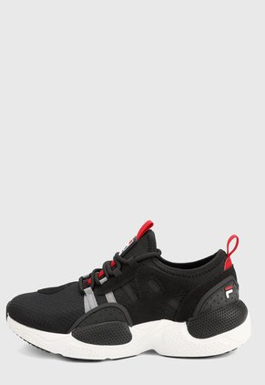 Tenis Lifestyle Negro-Rojo-Blanco Fila
