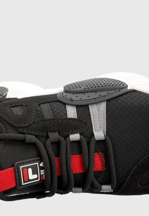 Tenis Lifestyle Negro-Rojo-Blanco Fila