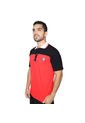 Polo Negro-Rojo-Blanco Fila de Fila
