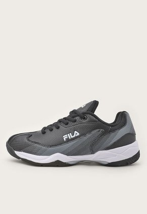 Tenis para Tennis Negro-Gris-Blanco Fila Courtdan