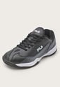 Tenis para Tennis Negro-Gris-Blanco Fila Courtdan de Fila