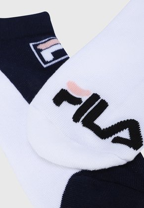 Medias X2 Blanco-Azul-Rosa Fila