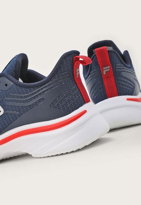 Tenis Running Azul-Blanco-Rojo FILA Cattura